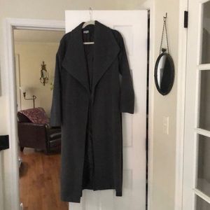 Abbeline wrap front coat